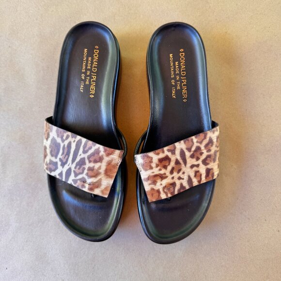 Donald Pliner Fifi Animal Print Sandals Size 7 - Picture 2 of 8